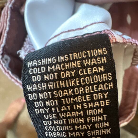 Zanerobe Polka Dot Board Shorts Flat Front Pull-On Size 29 - Picture 7 of 7